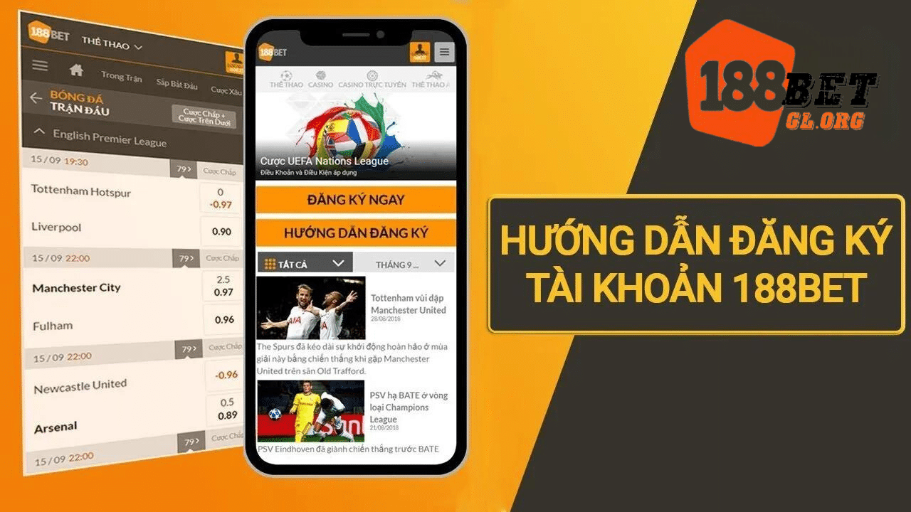 Hướng dẫn đăng ký tài khoản 188bet